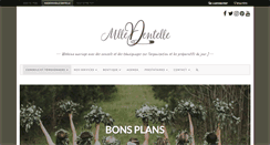 Desktop Screenshot of mademoiselle-dentelle.fr